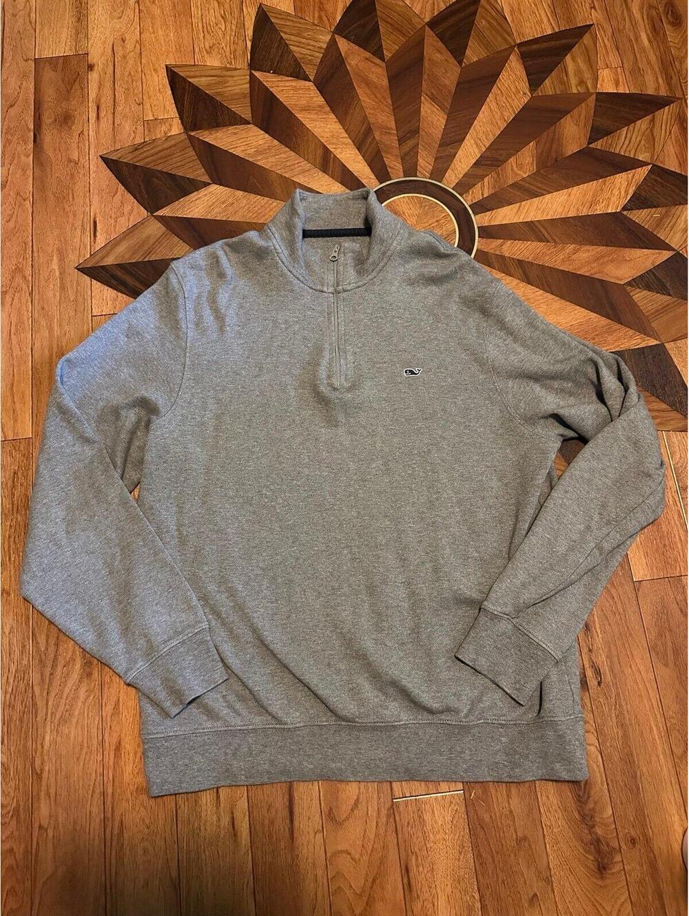 Vineyard Vines Men’s 1/4 Zip Long Sleeve Size Medium